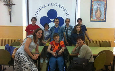 El CRMF de Lardero visita Cocina Económica