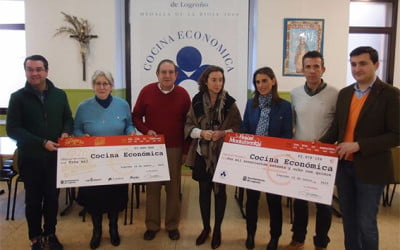 6.000 euros de donación del Belén y la San Silvestre