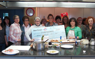 Ibercaja solidaria a través de taller de cocina