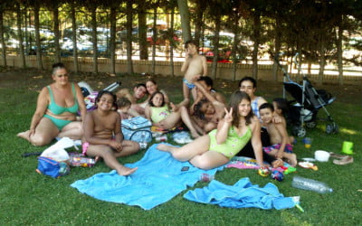 Salida a las piscinas del CD Berceo desde Alojamiento
