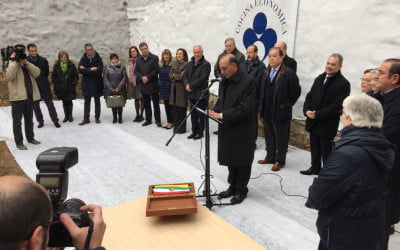 Primera piedra del nuevo edificio para personas sin hogar