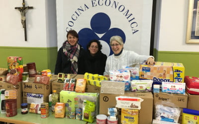 El AMPA de Lardero entrega a Cocina su campaña de recogida