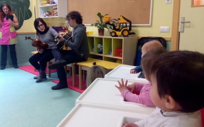El Centro Entrepuentes celebra la unidad didáctica ‘Bravo por la música’