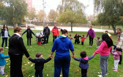 Salida al parque del Ebro y taller de creación de figuras