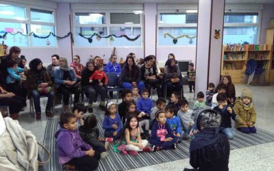 Visita de la bruja befana a los niños italianos